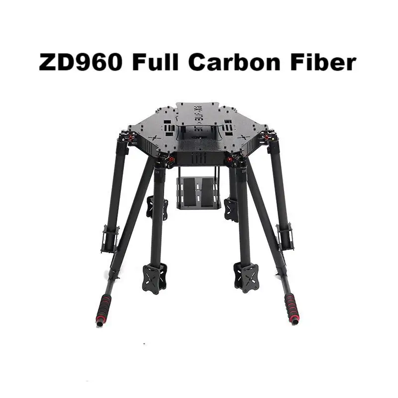 Drone Kit Heavy Lift - ZD850 ZD960 フルカーボンファイバーヘキサローターフレーム折りたたみ式アームキット、FPV PIXHAWK APM ヘビーリフトドローン