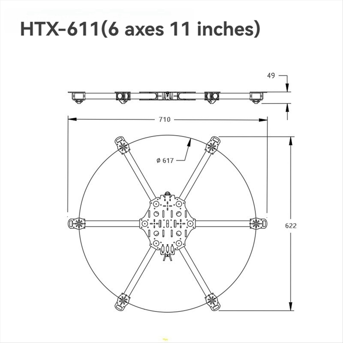 ▶ ✔ ▃ AC246-ヘキサコプターフレームキット（FPV - Drone Kit Hexacopter のレビューと価格