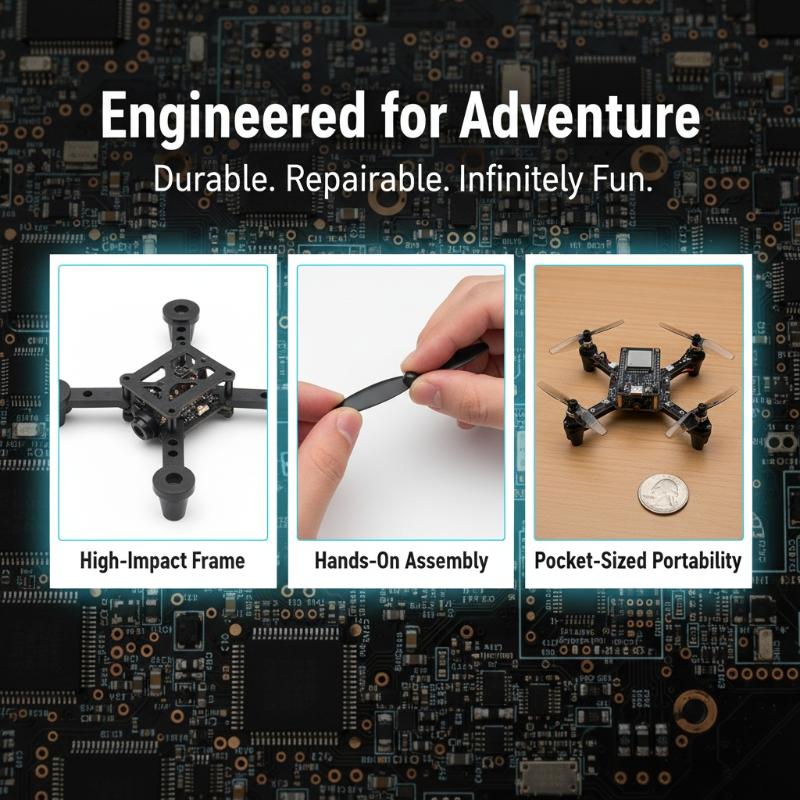 E1 ESP32 オープンソースミニドローンキット DIY  - Drone Kit Parts Included のレビューと価格